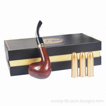 Electronic Cigarette Pipe, 2 to 3 Hours Charging Time, OEM and ODM Orders Welcomed